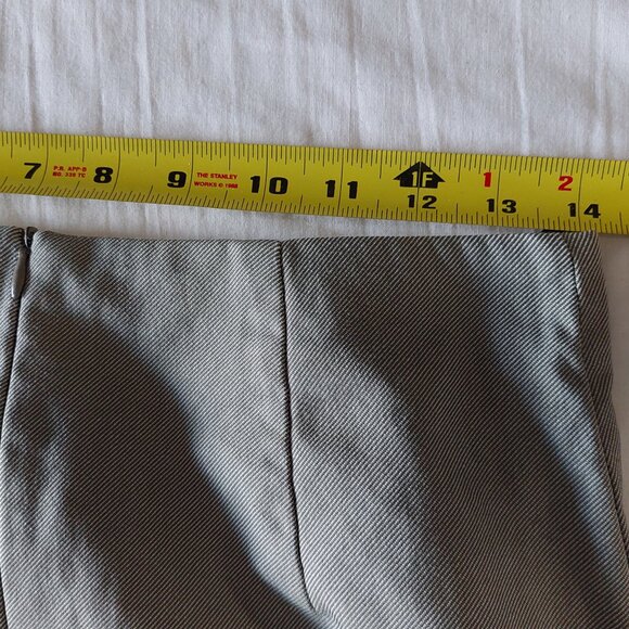 Mexx Light Olive Cotton Blend Skirt Blazer Suit Set,  Size 4 and 2 - Picture 10 of 12